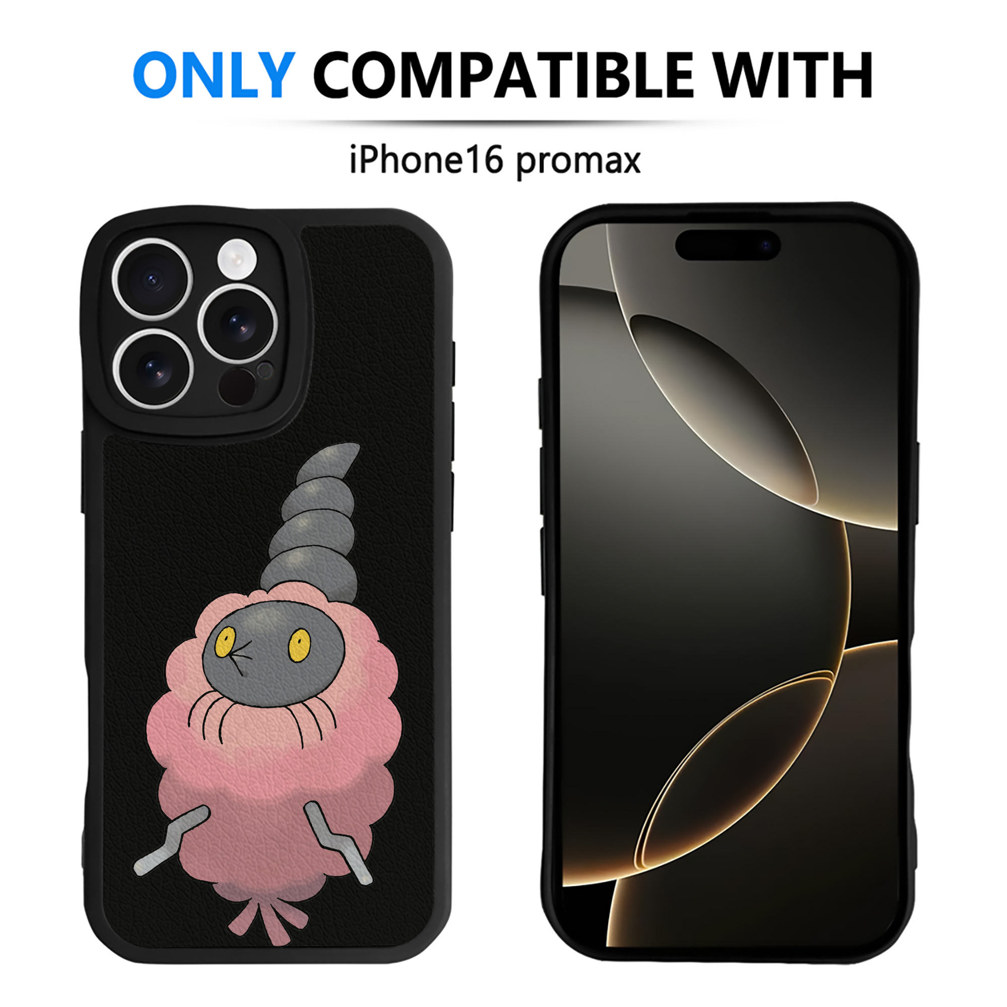 （画像用） ポケットモンスター Pokémon 【iPhone 16シリーズ対応】シリコンスマホケース（レザー調） 材質：シリコン